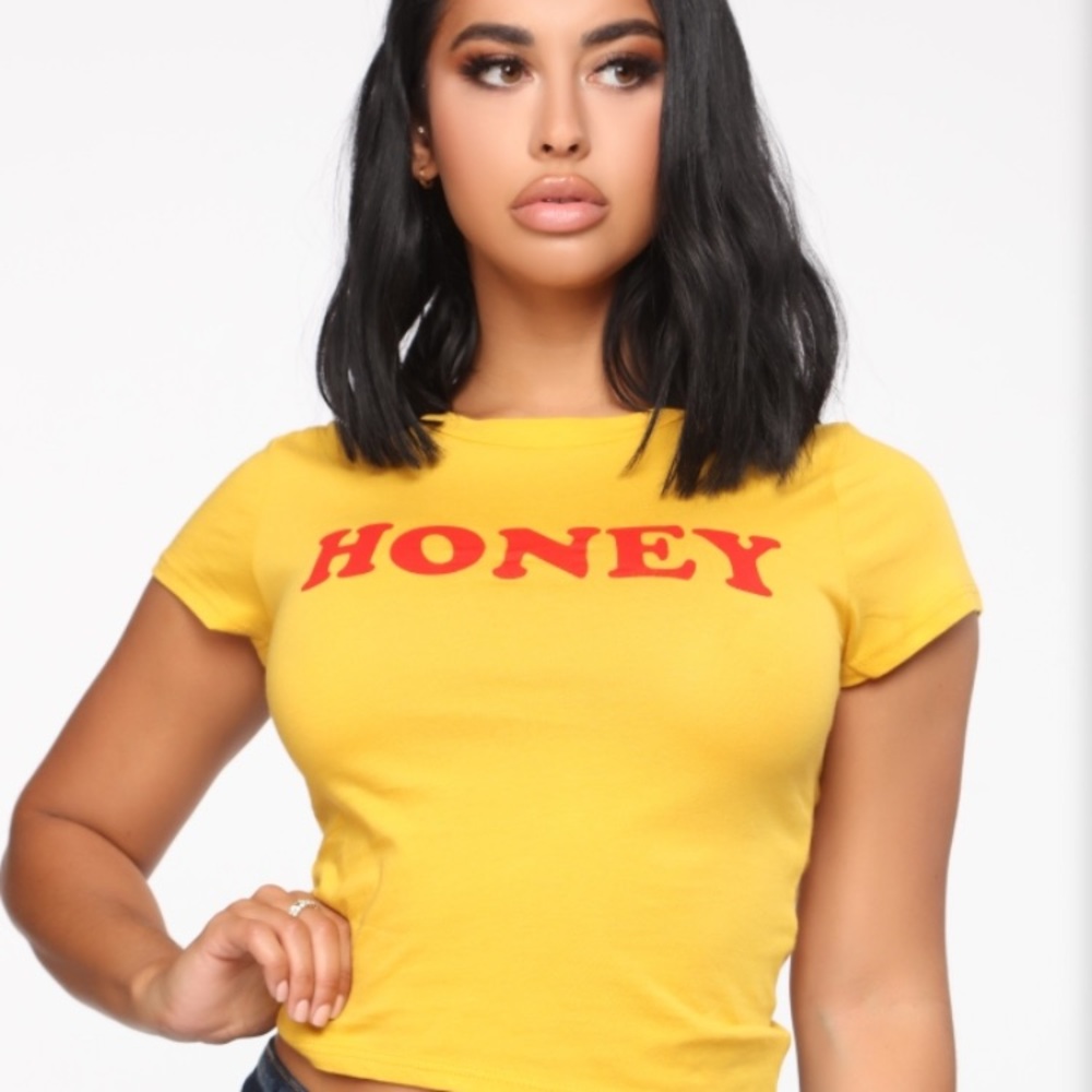 Fashion Nova Honey Shirt Medium